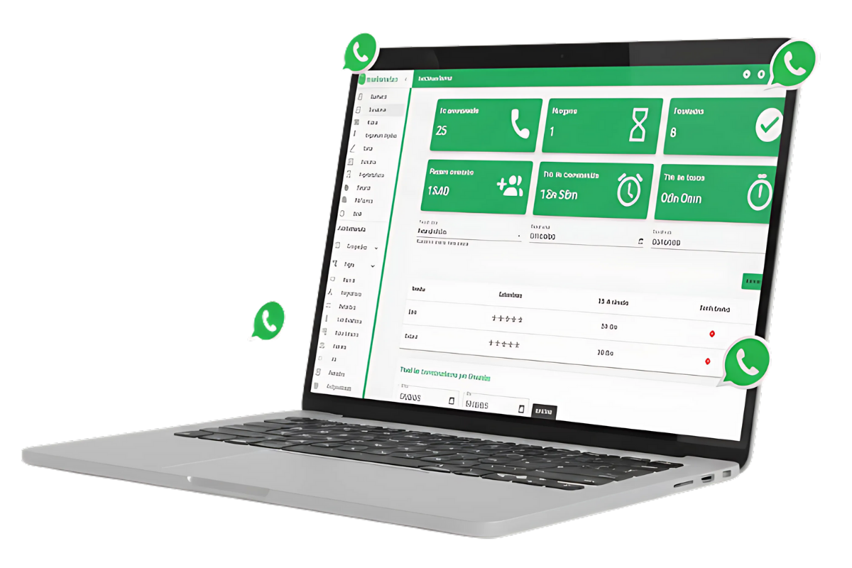 Panel de control de Resuelvechat mostrando conversaciones de WhatsApp